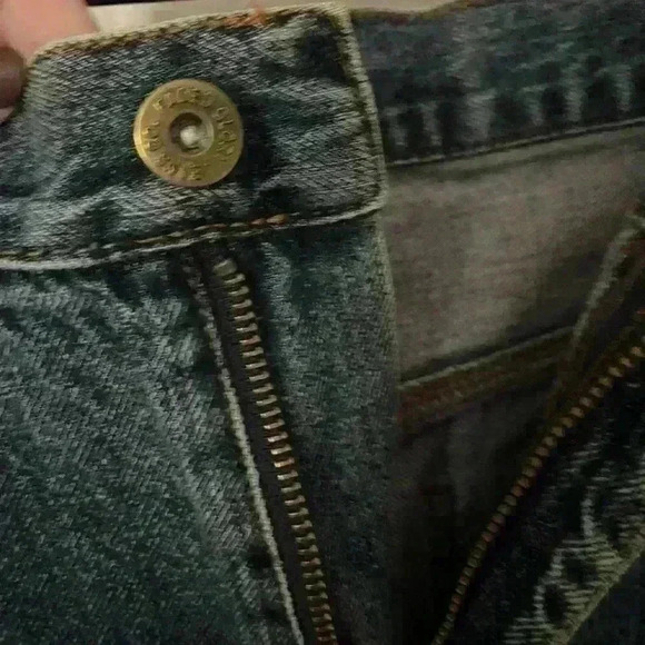 Faded Glory Denim Carpenter Shorts Jorts Men’s 32 Blue Jean Painter Pockets - Picture 4 of 5